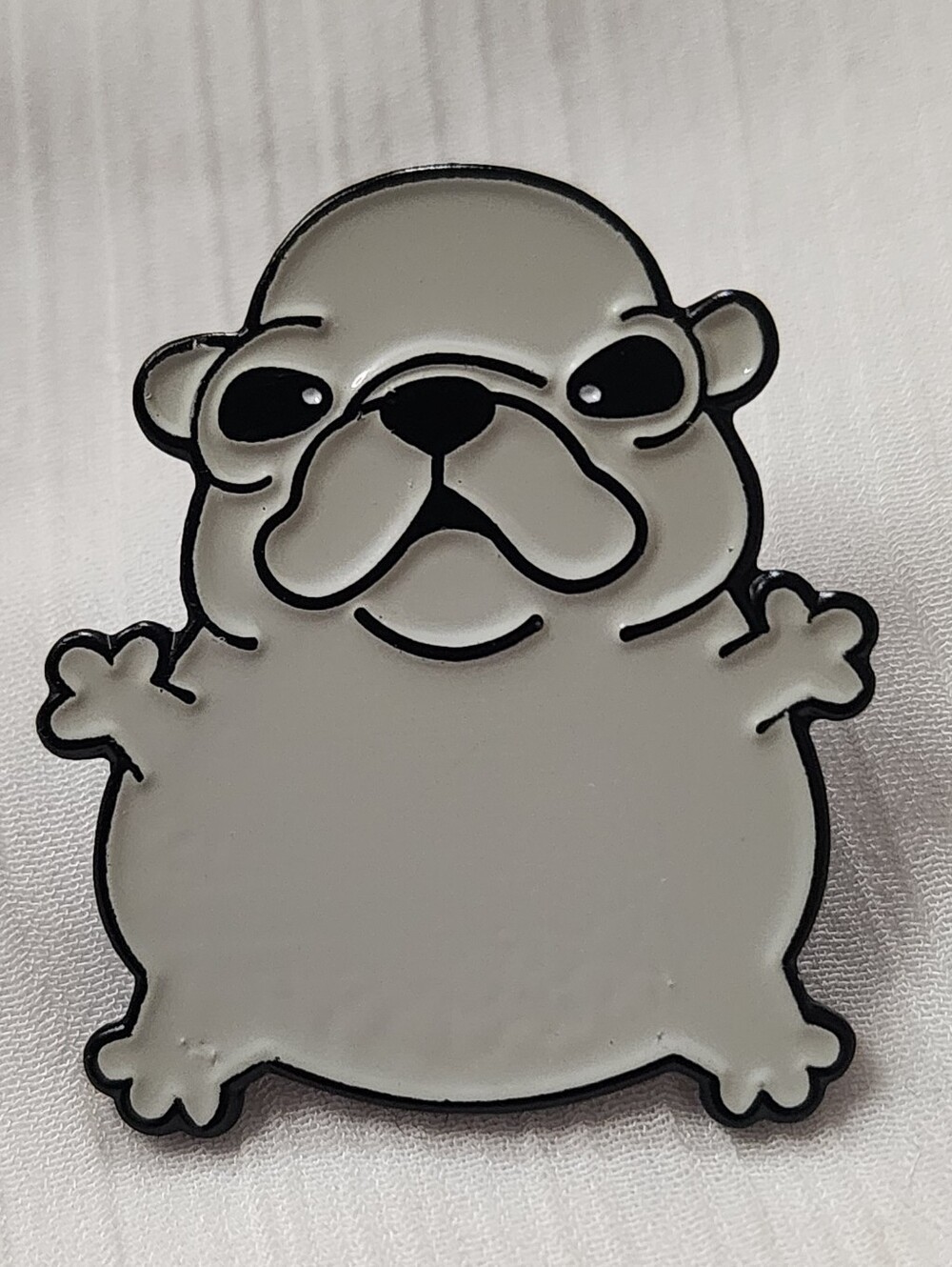 ✨️ 🐾 "Pibble" Chubby Bulldog Enamel Pin